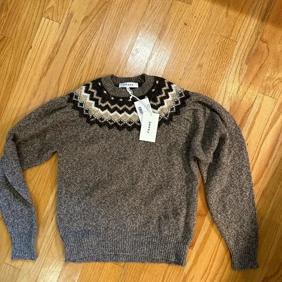 FRAME beige sweater. Perfect for fall & winter. Never worn & tags are still on.